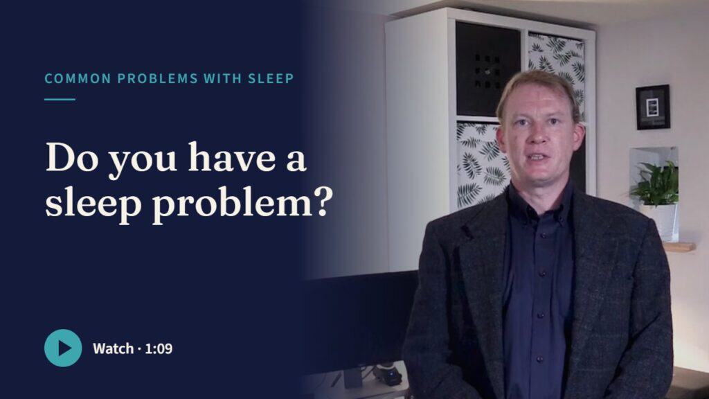 Play the film: Do you have a sleep problem?