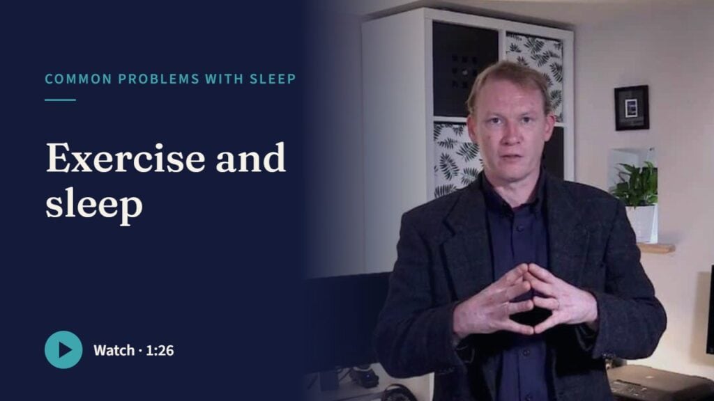 Play the film: Exercise and sleep