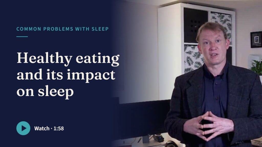 Play the film: Healthy eating and its impact on sleep