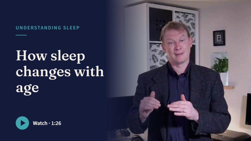 Play the film: How sleep changes with age