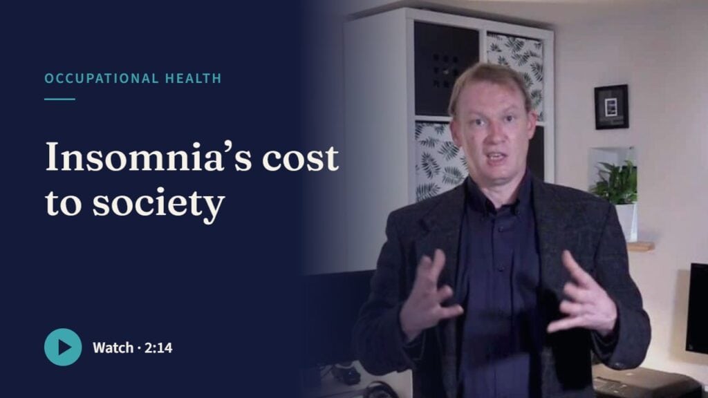 Play the film: Insomnia’s cost to society