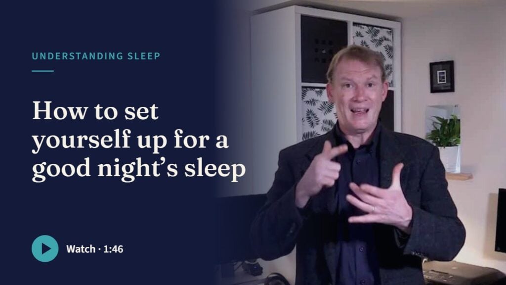Play the film: How to set yourself up for a good night’s sleep